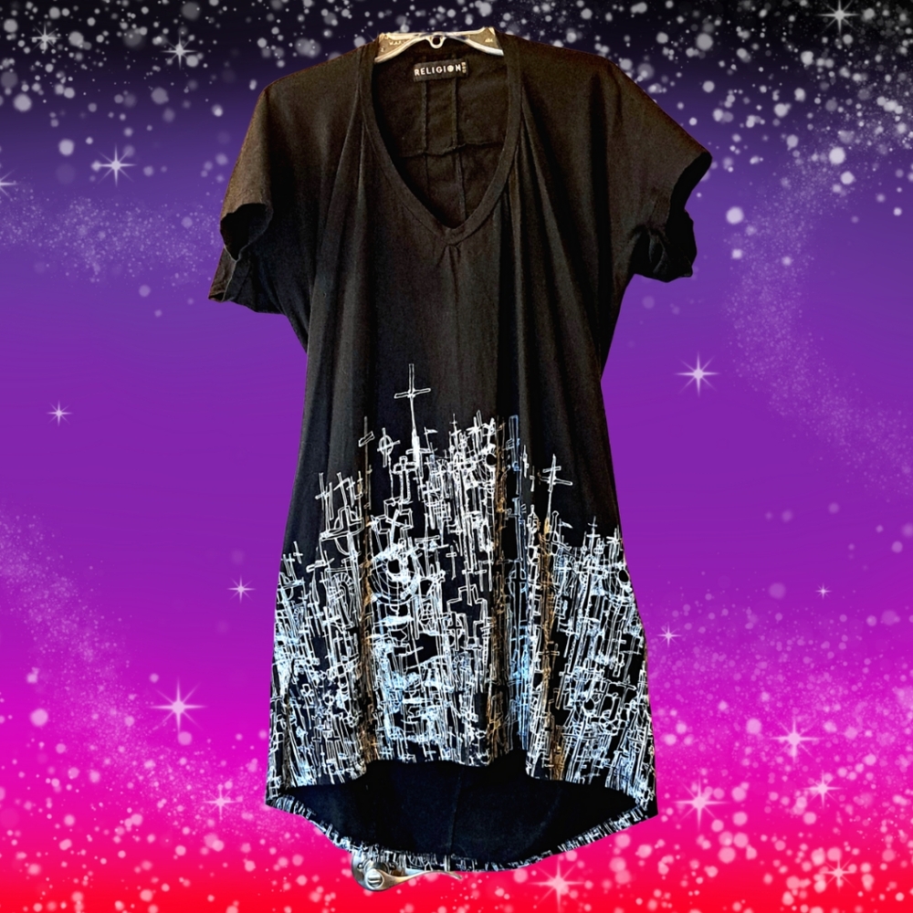 Religion Graveyard of a Crosses Dress